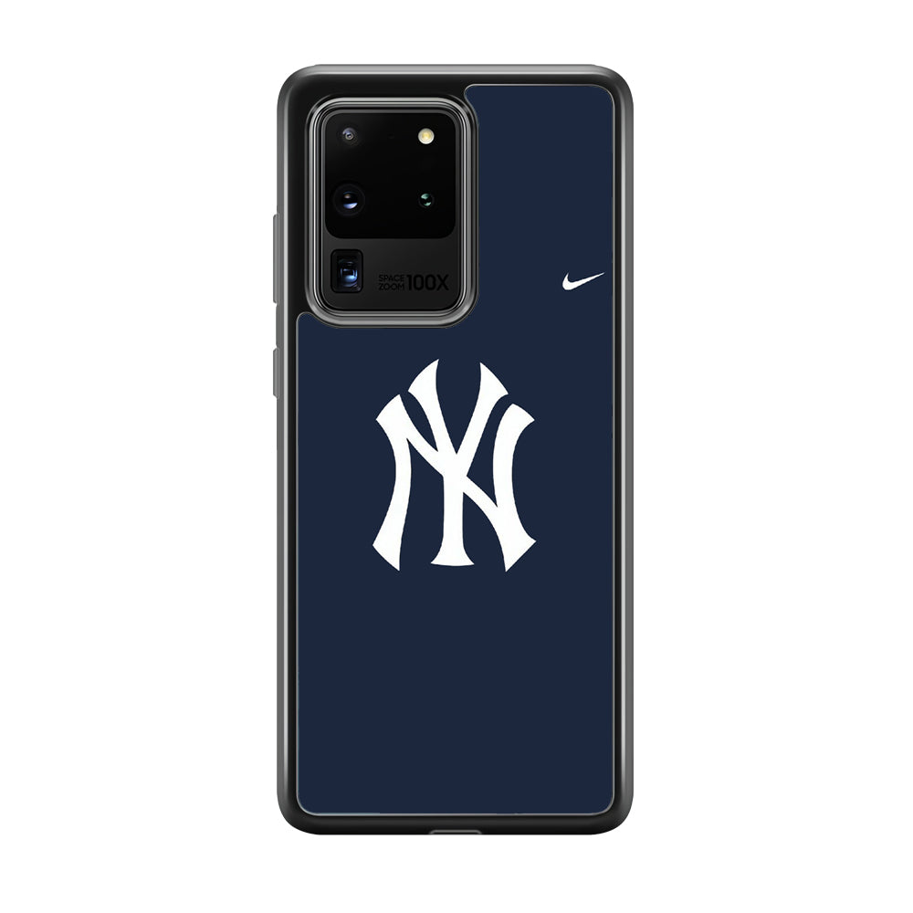 Baseball New York Yankees MLB 002 Samsung Galaxy S20 Ultra Case-Phone Case-Rubber Black (2D Case)-Altracase