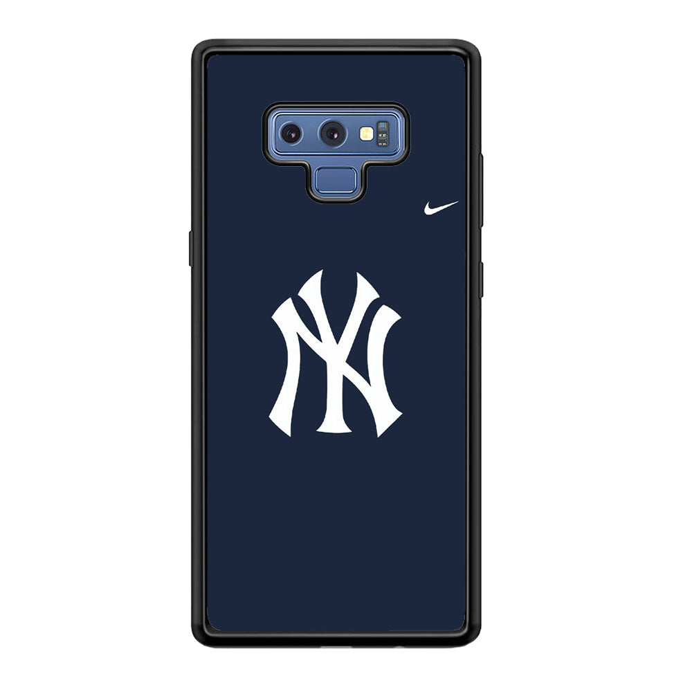 Baseball New York Yankees MLB 002 Samsung Galaxy Note 9 Case-Phone Case-Rubber Black (2D Case)-Altracase