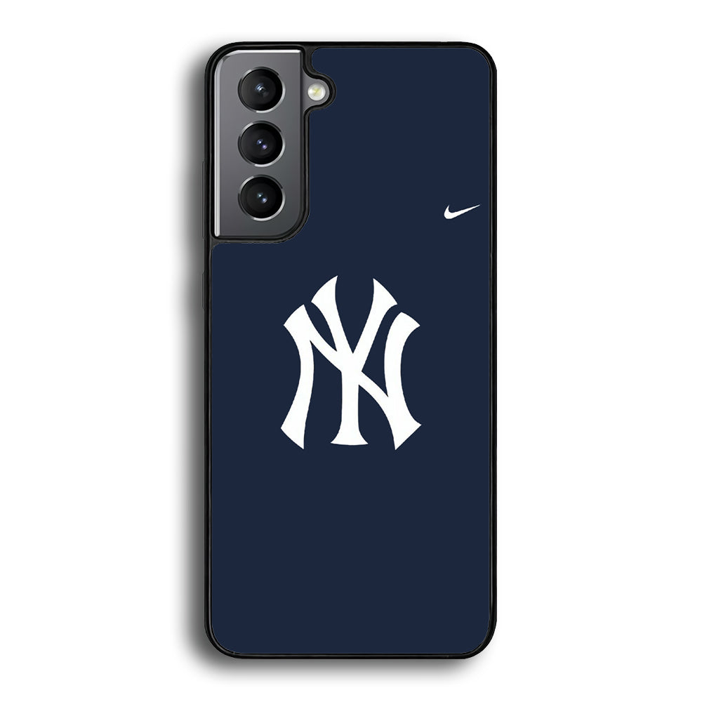 Baseball New York Yankees MLB 002 Samsung Galaxy S21 Plus Case-Phone Case-Rubber Black (2D Case)-Altracase