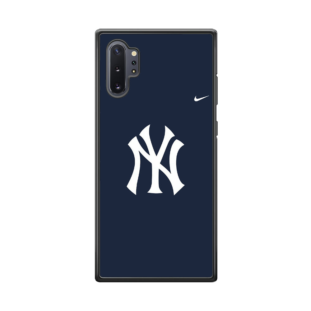 Baseball New York Yankees MLB 002 Samsung Galaxy Note 10 Plus Case-Phone Case-Rubber Black (2D Case)-Altracase