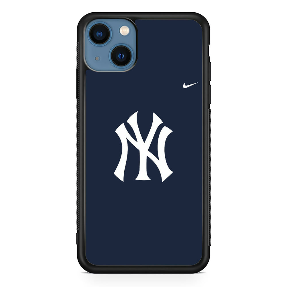 Baseball New York Yankees MLB 002 iPhone 15 Plus Case-Phone Case-Rubber Black (2D Case)-Altracase