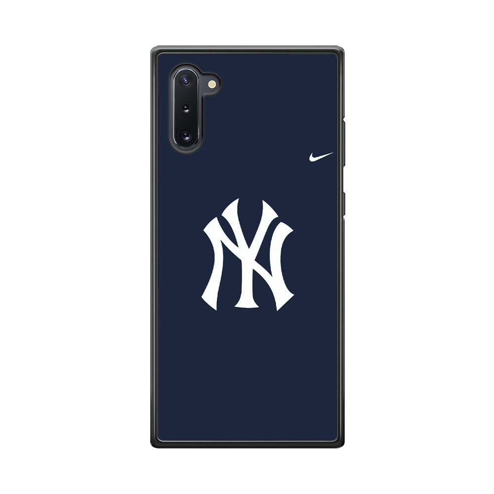 Baseball New York Yankees MLB 002 Samsung Galaxy Note 10 Case-Phone Case-Rubber Black (2D Case)-Altracase