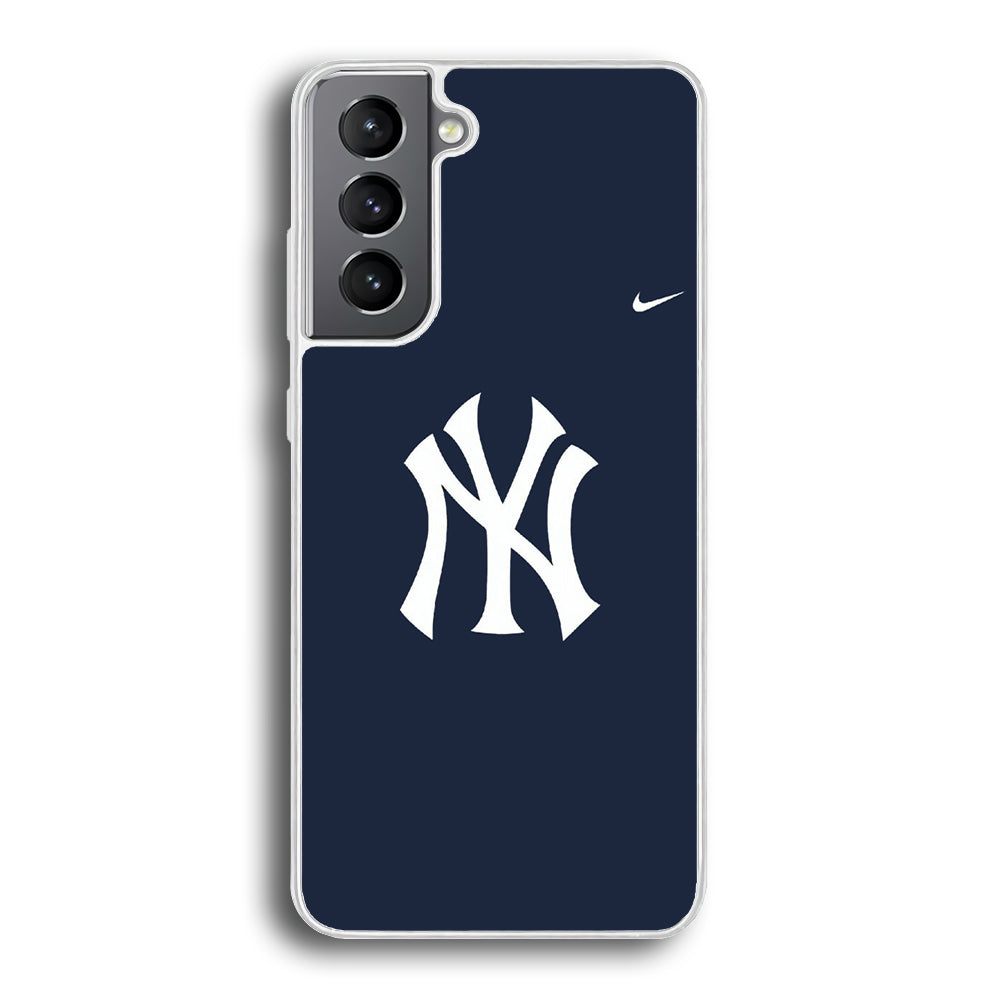 Baseball New York Yankees MLB 002 Samsung Galaxy S22 Case-Phone Case-Rubber White (2D Case)-Altracase