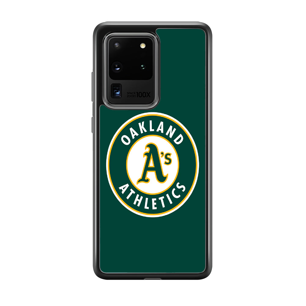 Baseball Oakland Athletics MLB 001 Samsung Galaxy S20 Ultra Case-Phone Case-Tempered Glass Case-Altracase