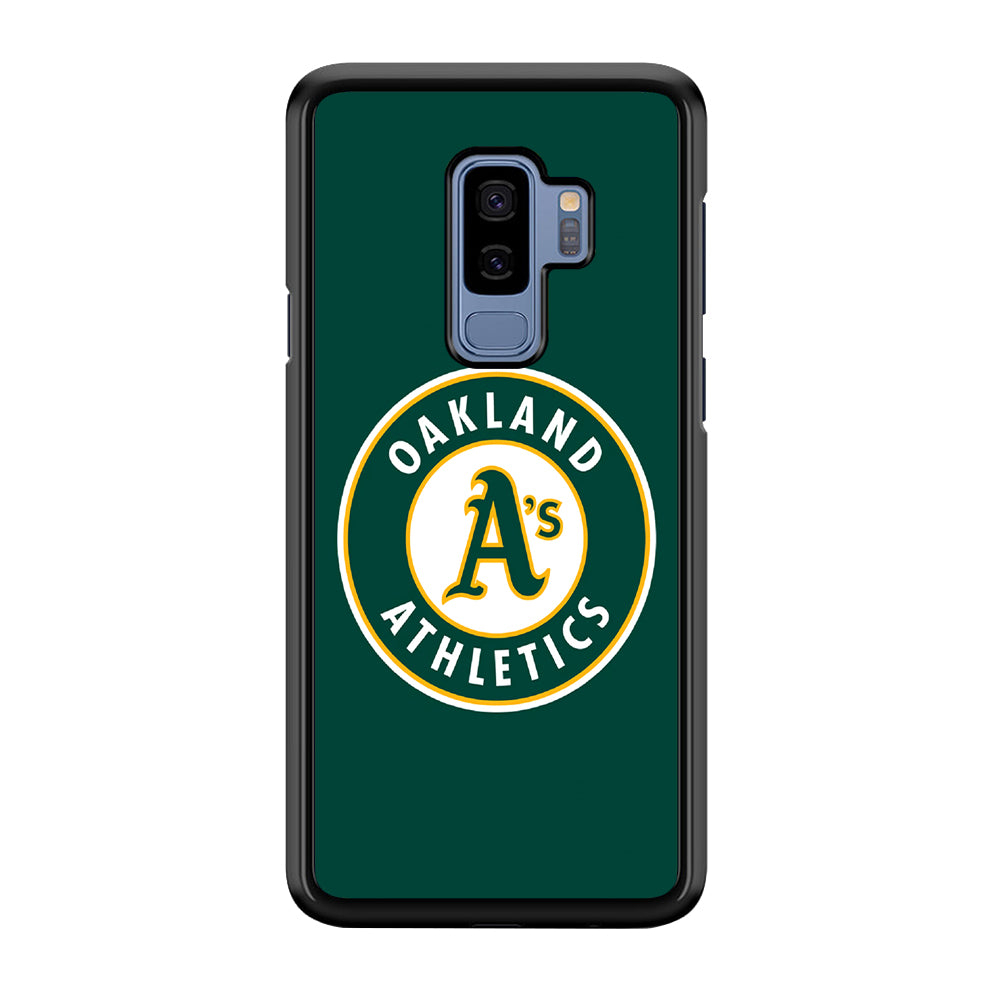 Baseball Oakland Athletics MLB 001 Samsung Galaxy S9 Plus Case-Phone Case-Rubber Black (2D Case)-Altracase