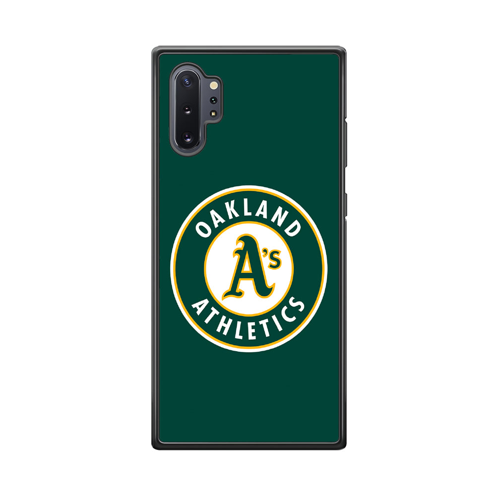 Baseball Oakland Athletics MLB 001 Samsung Galaxy Note 10 Plus Case-Phone Case-Rubber Black (2D Case)-Altracase
