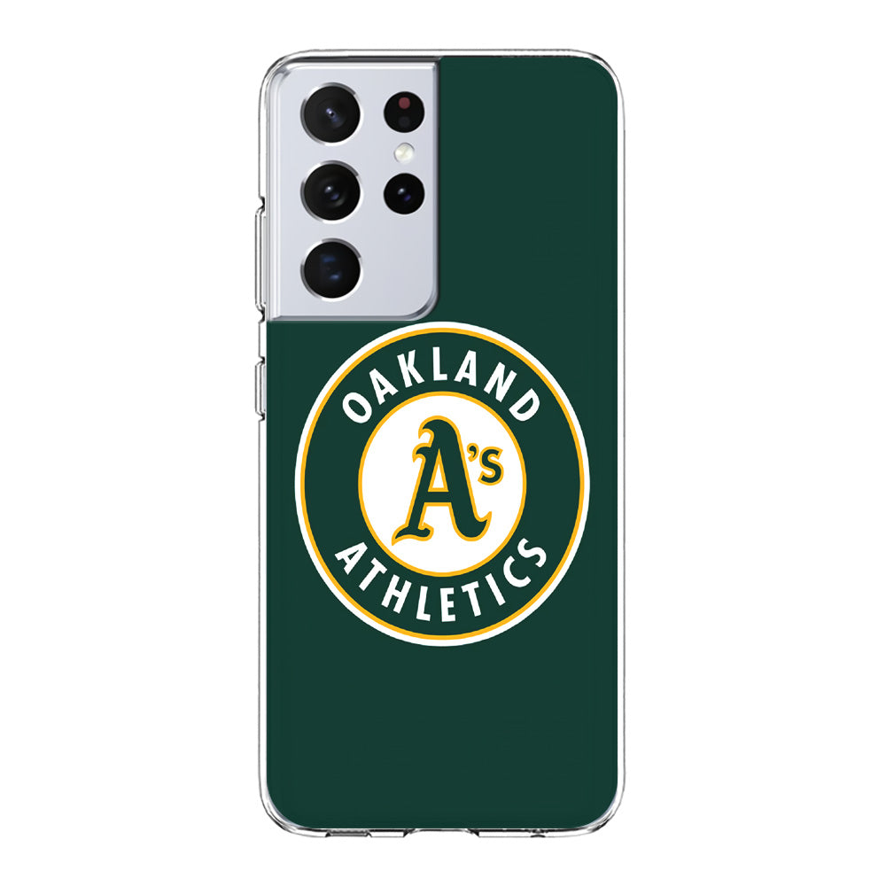 Baseball Oakland Athletics MLB 001 Samsung Galaxy S23 Ultra Case-Phone Case-Clear Soft Case-Altracase