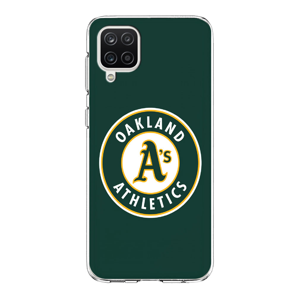 Baseball Oakland Athletics MLB 001 Samsung Galaxy A12 Case-Phone Case-Clear Soft Case-Altracase