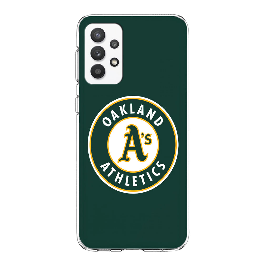 Baseball Oakland Athletics MLB 001 Samsung Galaxy A32 Case-Phone Case-Clear Soft Case-Altracase