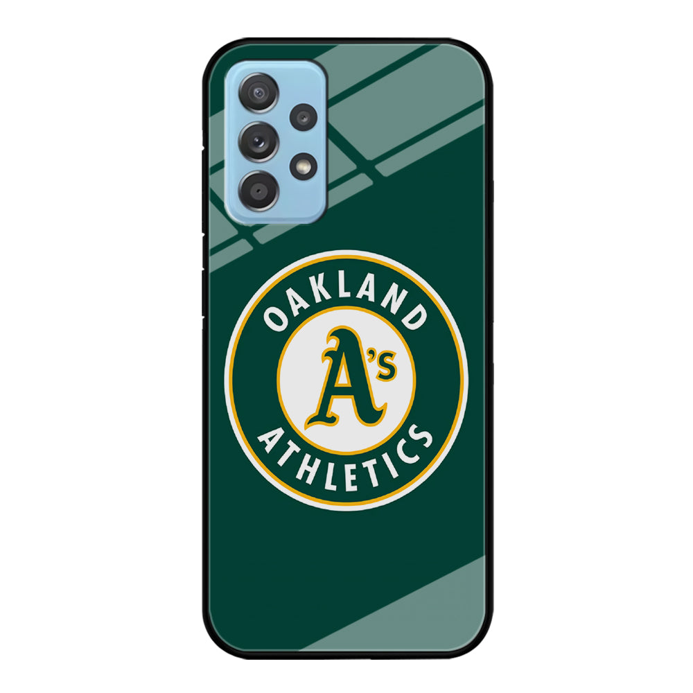 Baseball Oakland Athletics MLB 001 Samsung Galaxy A72 Case-Phone Case-Tempered Glass Case-Altracase