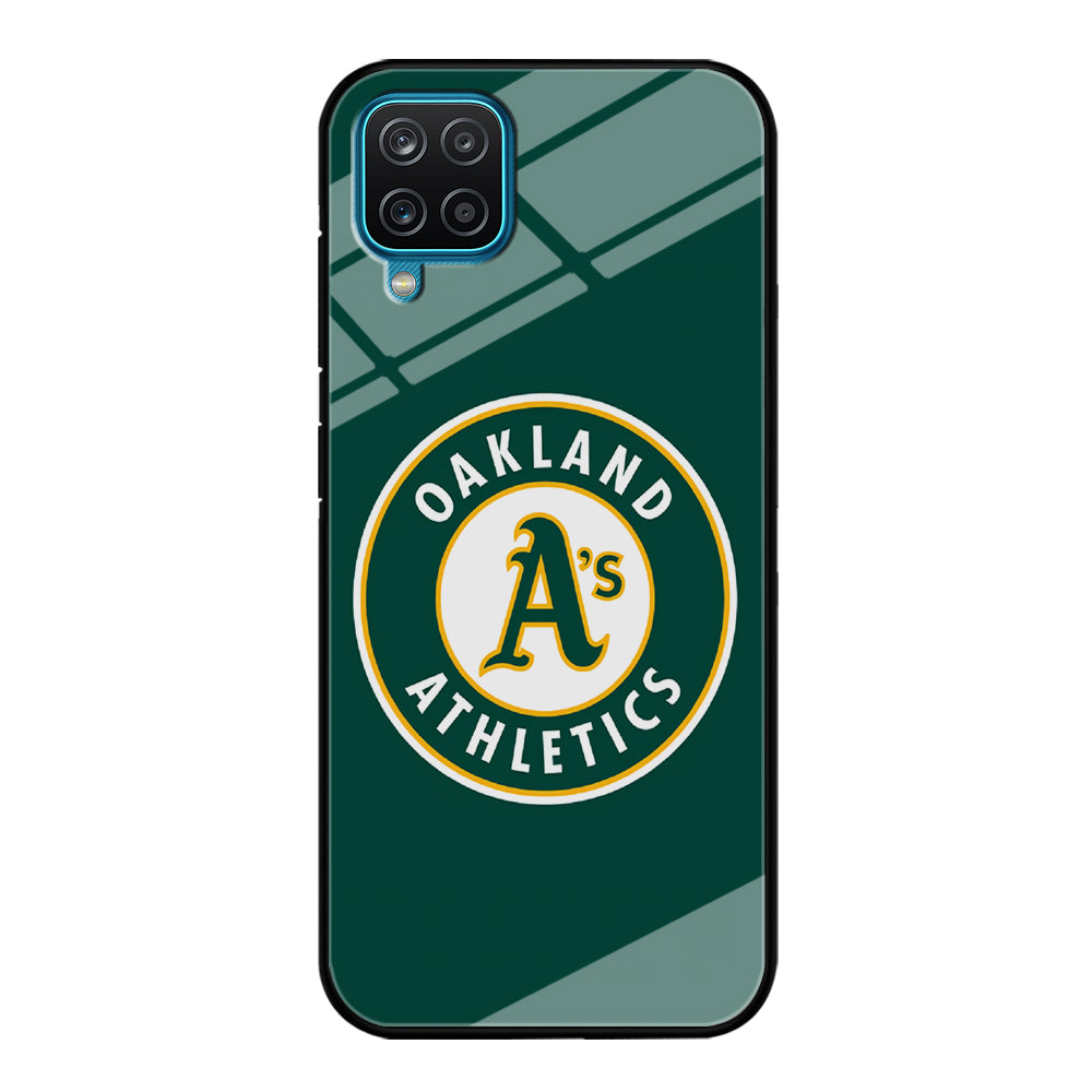 Baseball Oakland Athletics MLB 001 Samsung Galaxy A12 Case-Phone Case-Tempered Glass Case-Altracase