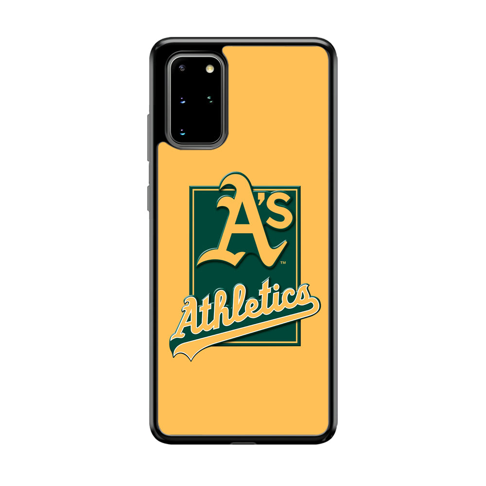 Baseball Oakland Athletics MLB 002 Samsung Galaxy S20 Plus Case-Phone Case-Rubber Black (2D Case)-Altracase