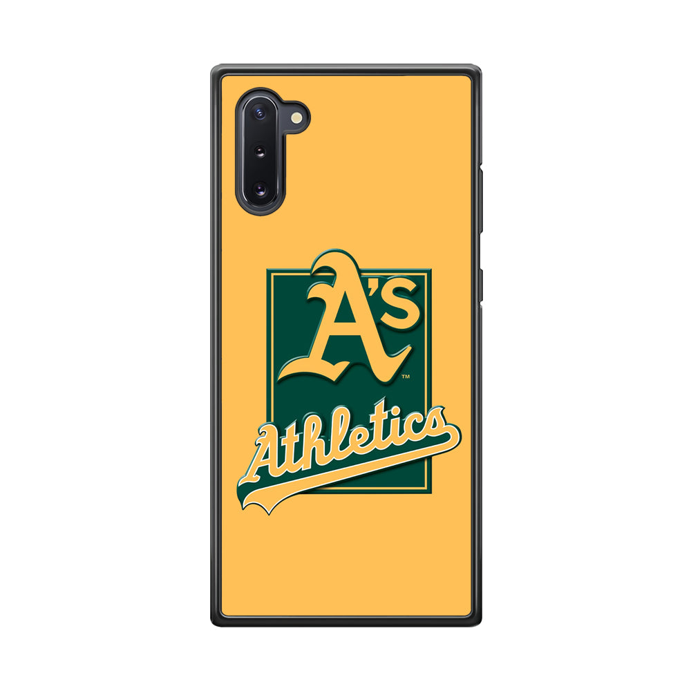 Baseball Oakland Athletics MLB 002 Samsung Galaxy Note 10 Case-Phone Case-Tempered Glass Case-Altracase