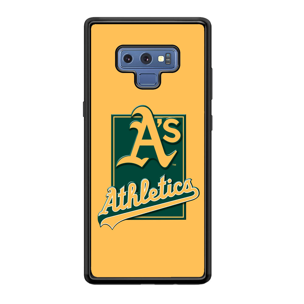 Baseball Oakland Athletics MLB 002 Samsung Galaxy Note 9 Case-Phone Case-Tempered Glass Case-Altracase
