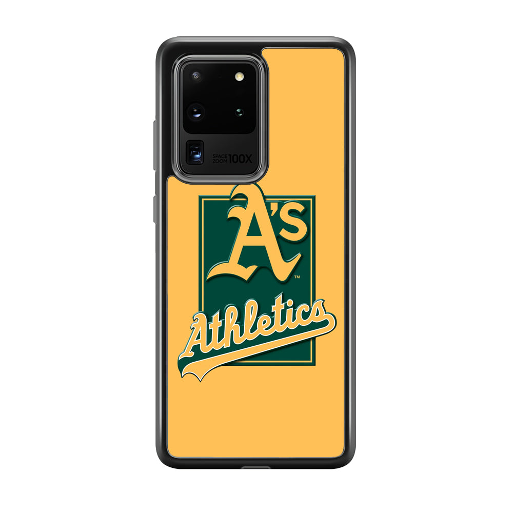 Baseball Oakland Athletics MLB 002 Samsung Galaxy S20 Ultra Case-Phone Case-Tempered Glass Case-Altracase