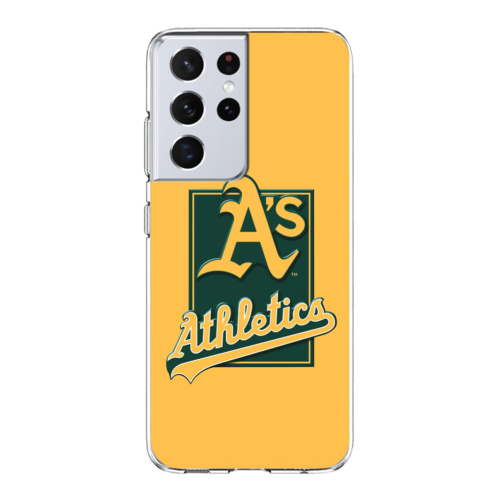 Baseball Oakland Athletics MLB 002 Samsung Galaxy S23 Ultra Case-Phone Case-Clear Soft Case-Altracase