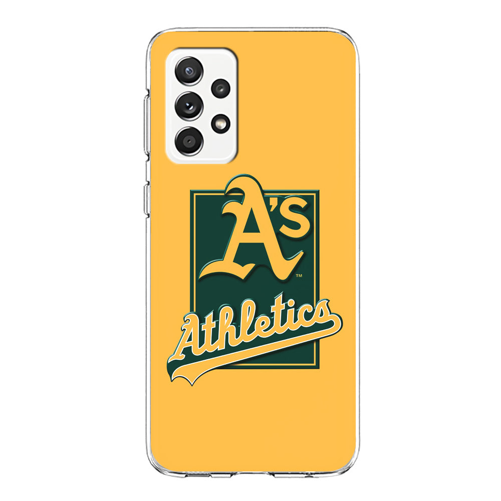 Baseball Oakland Athletics MLB 002 Samsung Galaxy A52 Case-Phone Case-Clear Soft Case-Altracase
