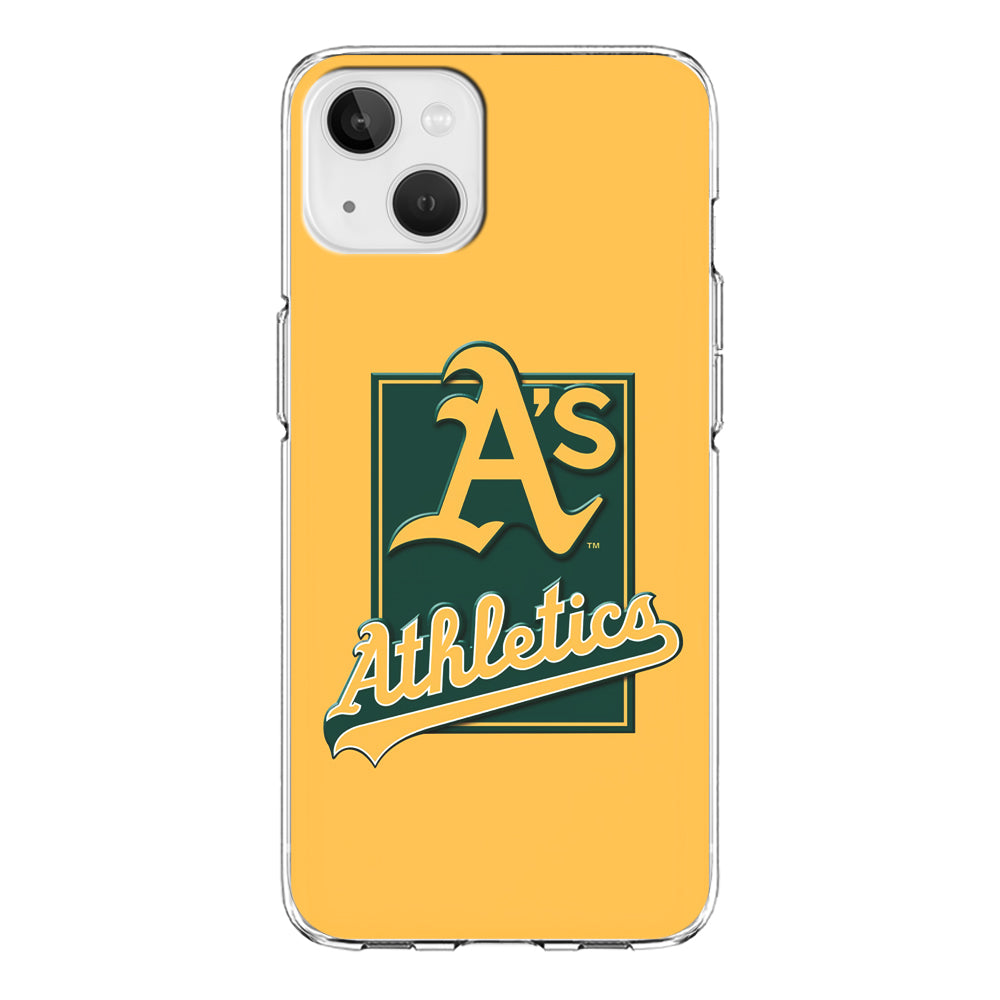 Baseball Oakland Athletics MLB 002 iPhone 15 Plus Case-Phone Case-Clear Soft Case-Altracase