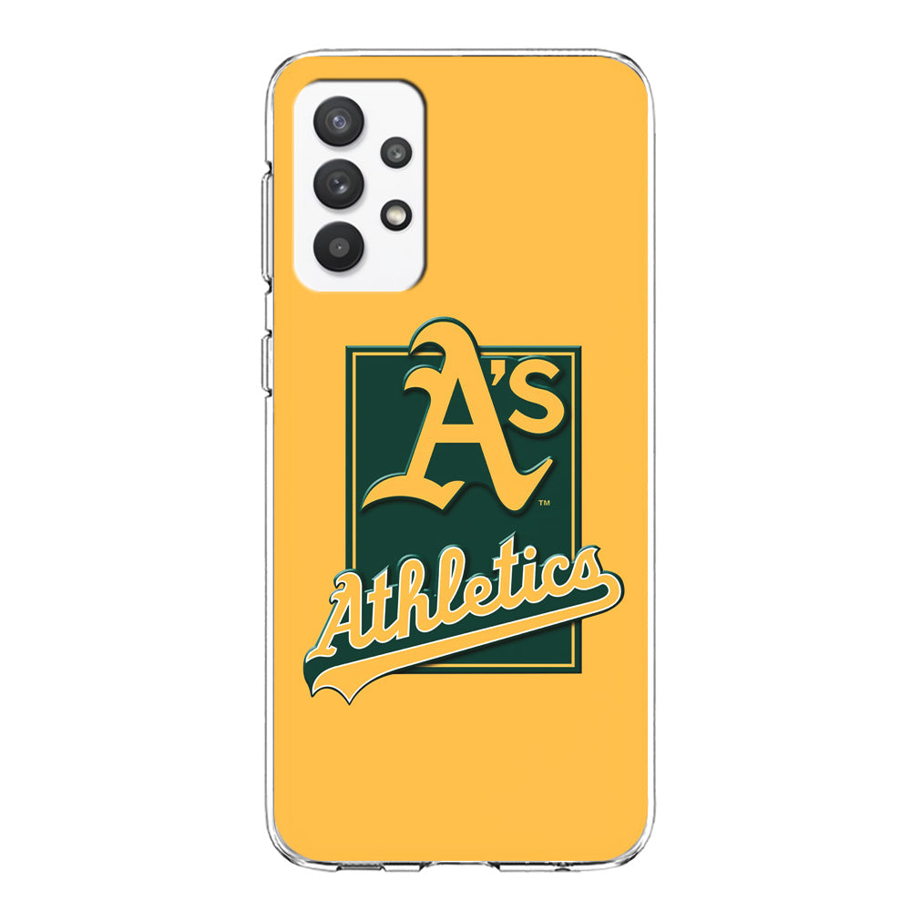 Baseball Oakland Athletics MLB 002 Samsung Galaxy A32 Case-Phone Case-Clear Soft Case-Altracase