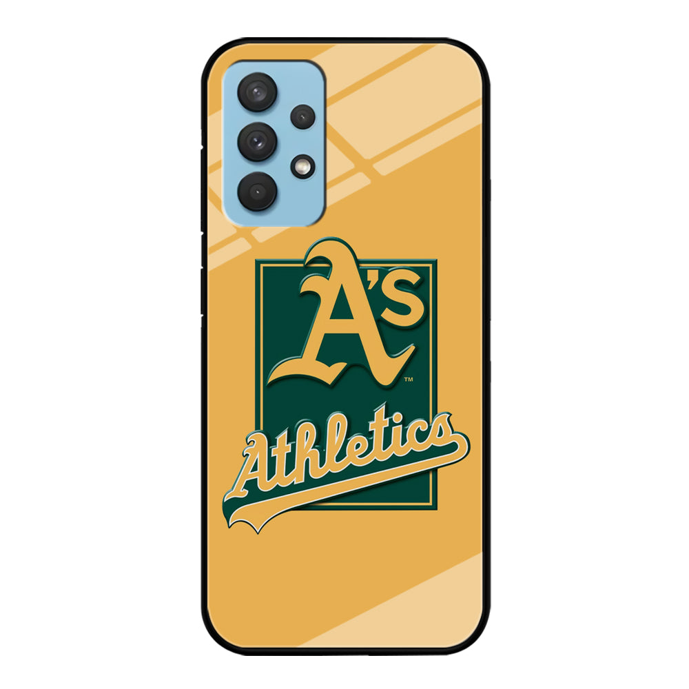 Baseball Oakland Athletics MLB 002 Samsung Galaxy A32 Case-Phone Case-Tempered Glass Case-Altracase