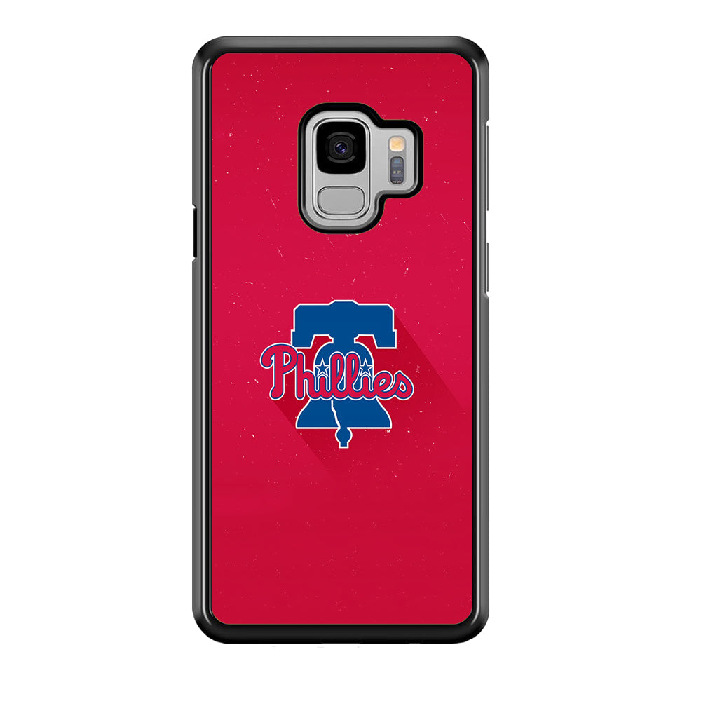 Baseball Philadelphia Phillies MLB 001 Samsung Galaxy S9 Case-Phone Case-Rubber Black (2D Case)-Altracase