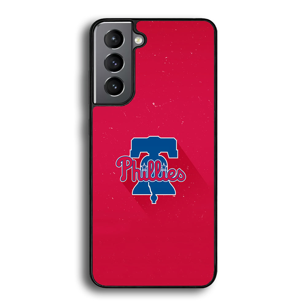 Baseball Philadelphia Phillies MLB 001 Samsung Galaxy S21 Plus Case-Phone Case-Rubber Black (2D Case)-Altracase