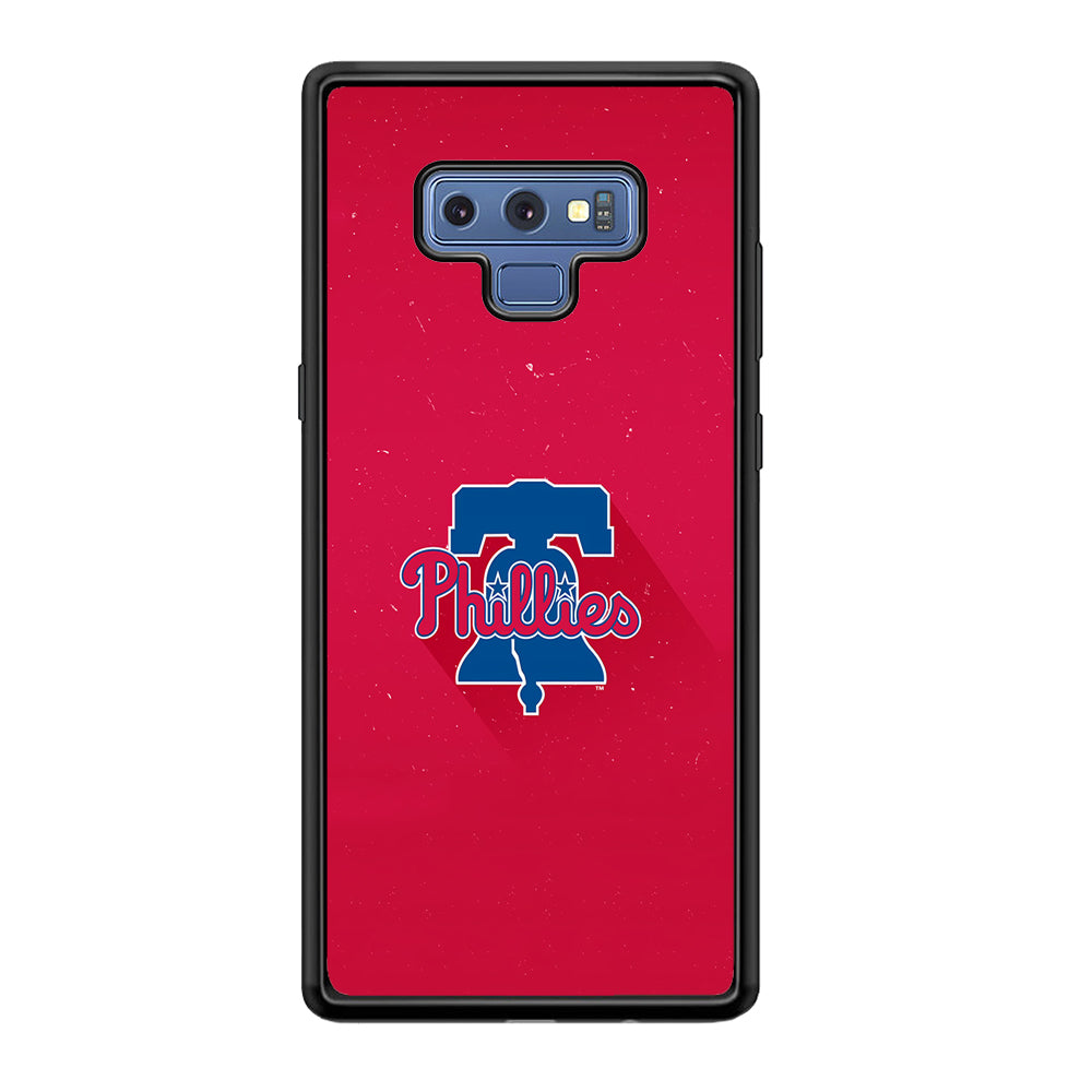 Baseball Philadelphia Phillies MLB 001 Samsung Galaxy Note 9 Case-Phone Case-Rubber Black (2D Case)-Altracase