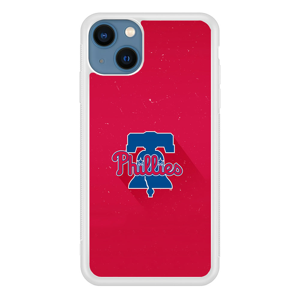 Baseball Philadelphia Phillies MLB 001 iPhone 15 Plus Case-Phone Case-Rubber White (2D Case)-Altracase