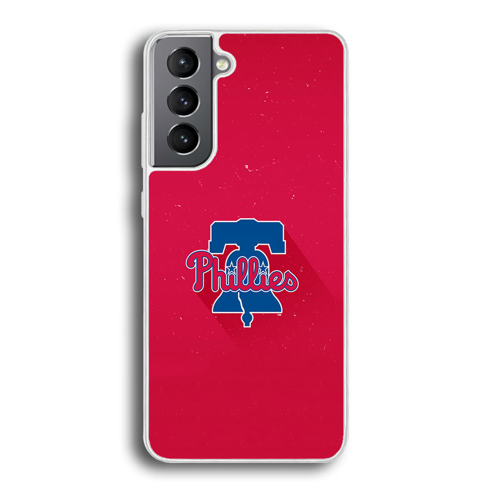 Baseball Philadelphia Phillies MLB 001 Samsung Galaxy S21 Plus Case-Phone Case-Rubber White (2D Case)-Altracase