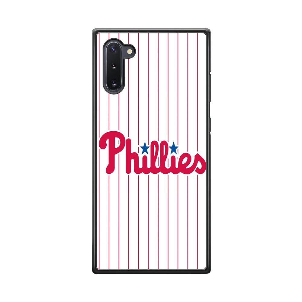 Baseball Philadelphia Phillies MLB 002 Samsung Galaxy Note 10 Case-Phone Case-Rubber Black (2D Case)-Altracase