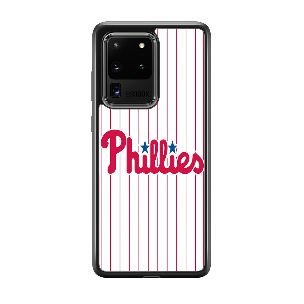 Baseball Philadelphia Phillies MLB 002 Samsung Galaxy S20 Ultra Case-Phone Case-Tempered Glass Case-Altracase
