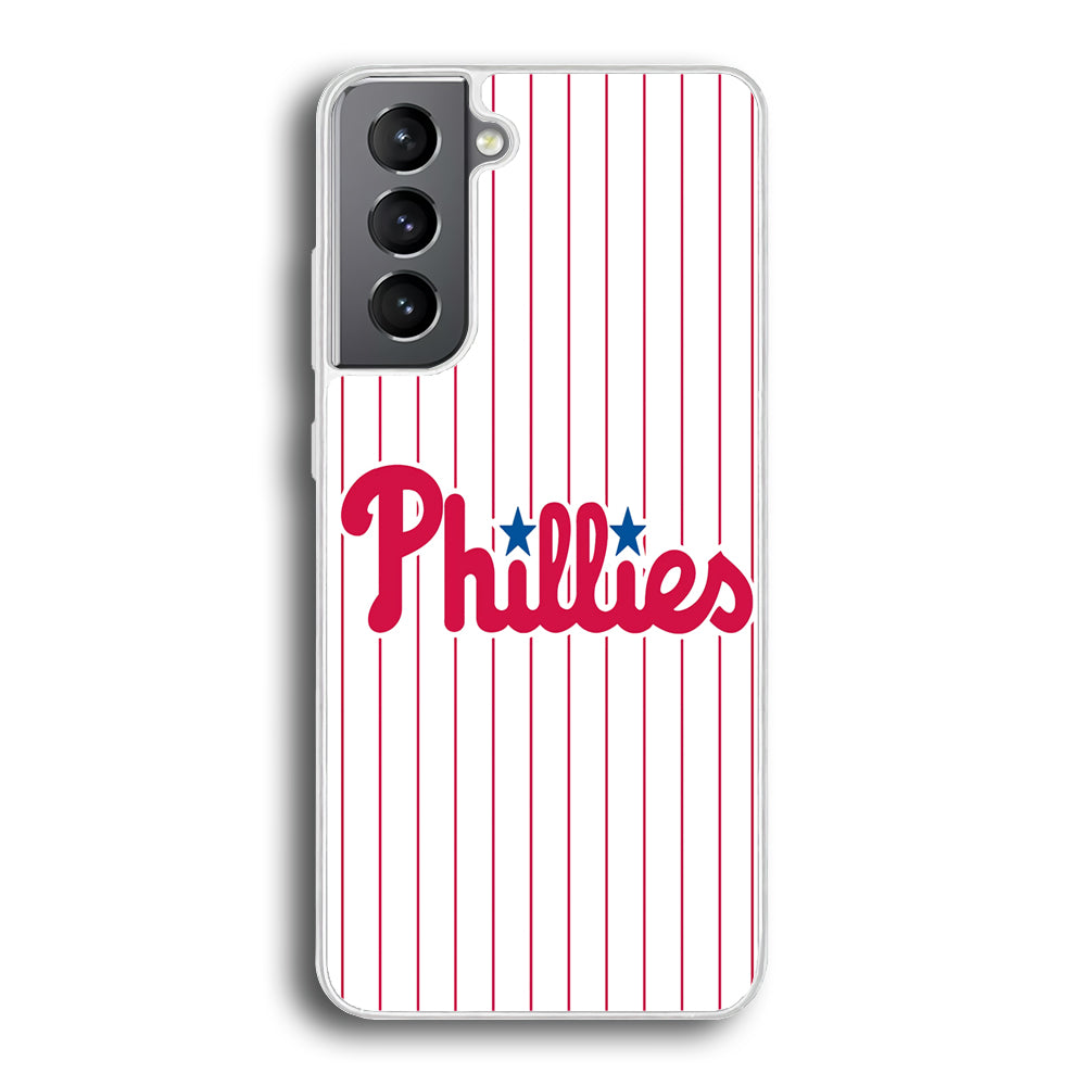 Baseball Philadelphia Phillies MLB 002 Samsung Galaxy S21 Plus Case-Phone Case-Clear Soft Case-Altracase