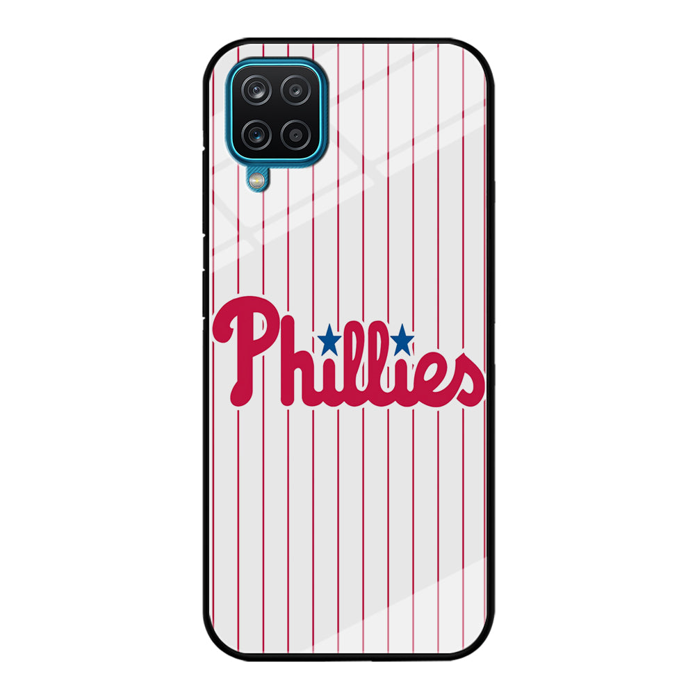 Baseball Philadelphia Phillies MLB 002 Samsung Galaxy A12 Case-Phone Case-Tempered Glass Case-Altracase