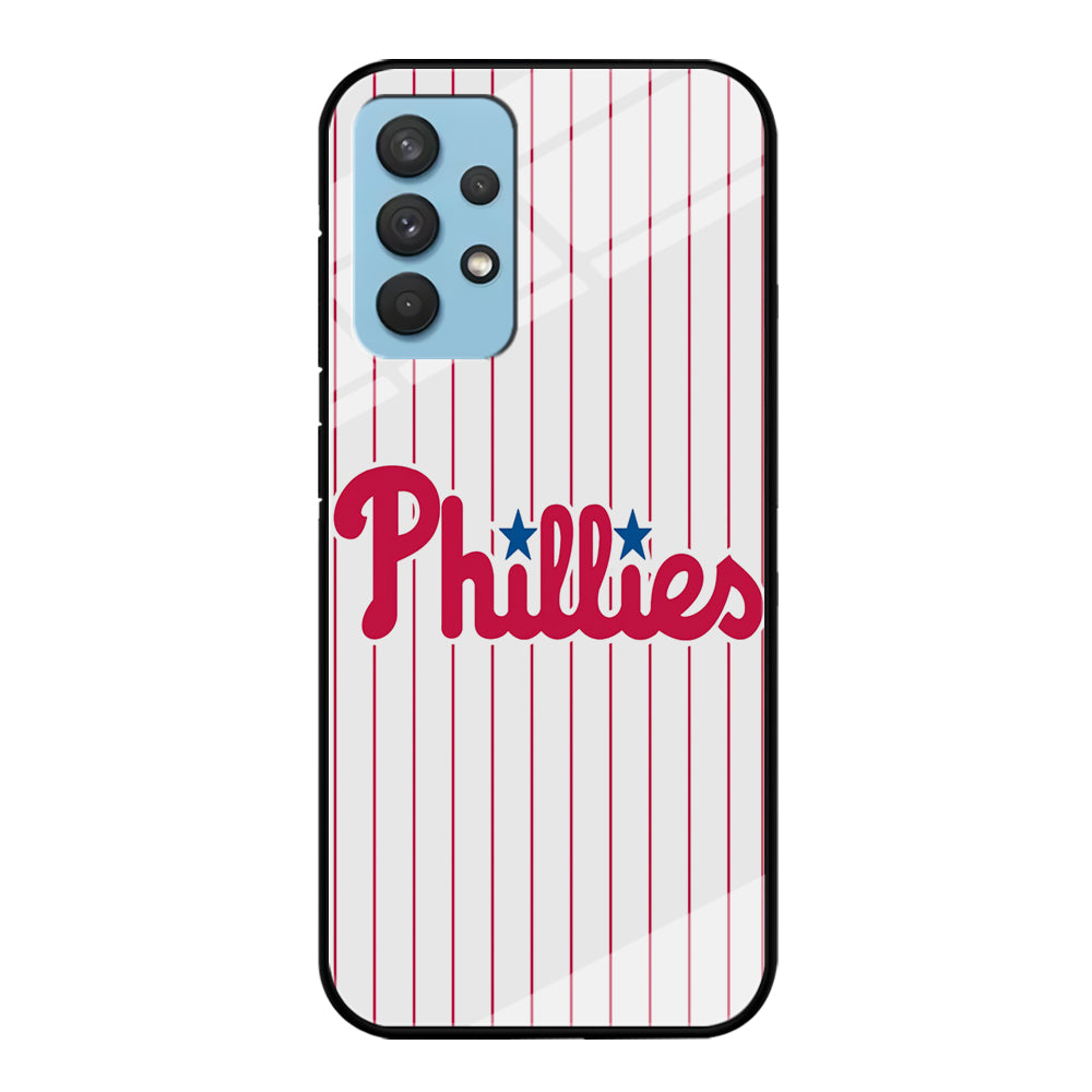 Baseball Philadelphia Phillies MLB 002 Samsung Galaxy A32 Case-Phone Case-Tempered Glass Case-Altracase