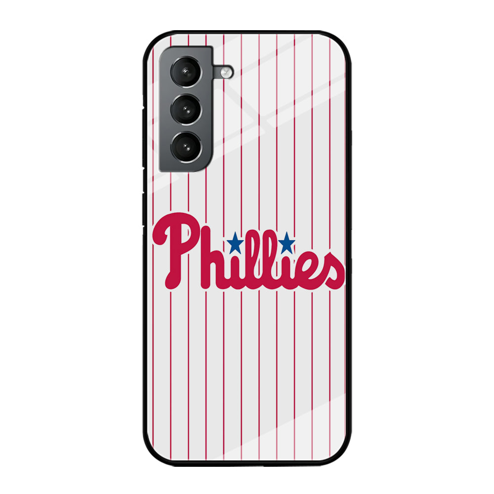 Baseball Philadelphia Phillies MLB 002 Samsung Galaxy S21 Plus Case-Phone Case-Tempered Glass Case-Altracase