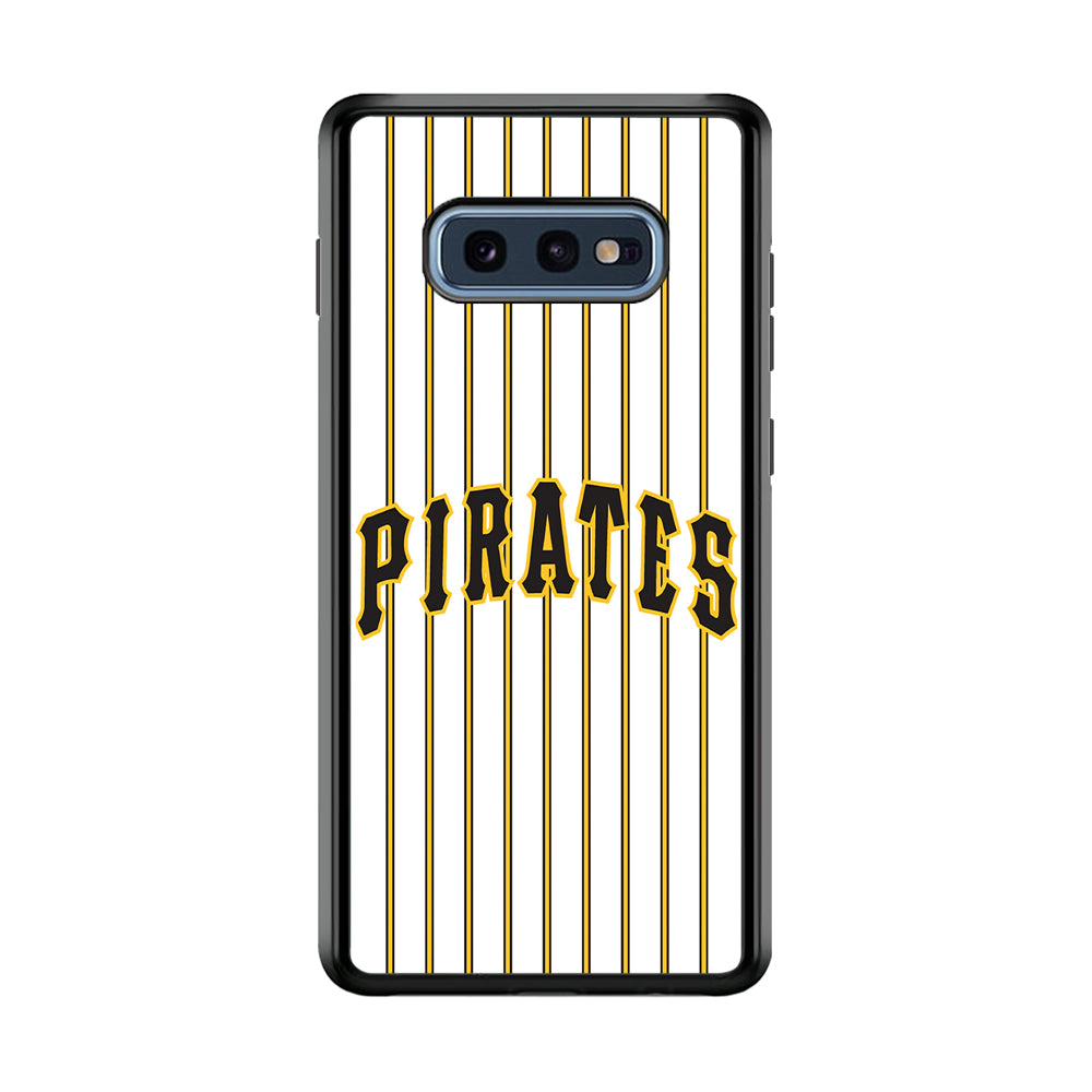 Pittsburgh Pirates MLB 001 Samsung Galaxy S10E Case-Phone Case-Rubber Black (2D Case)-Altracase