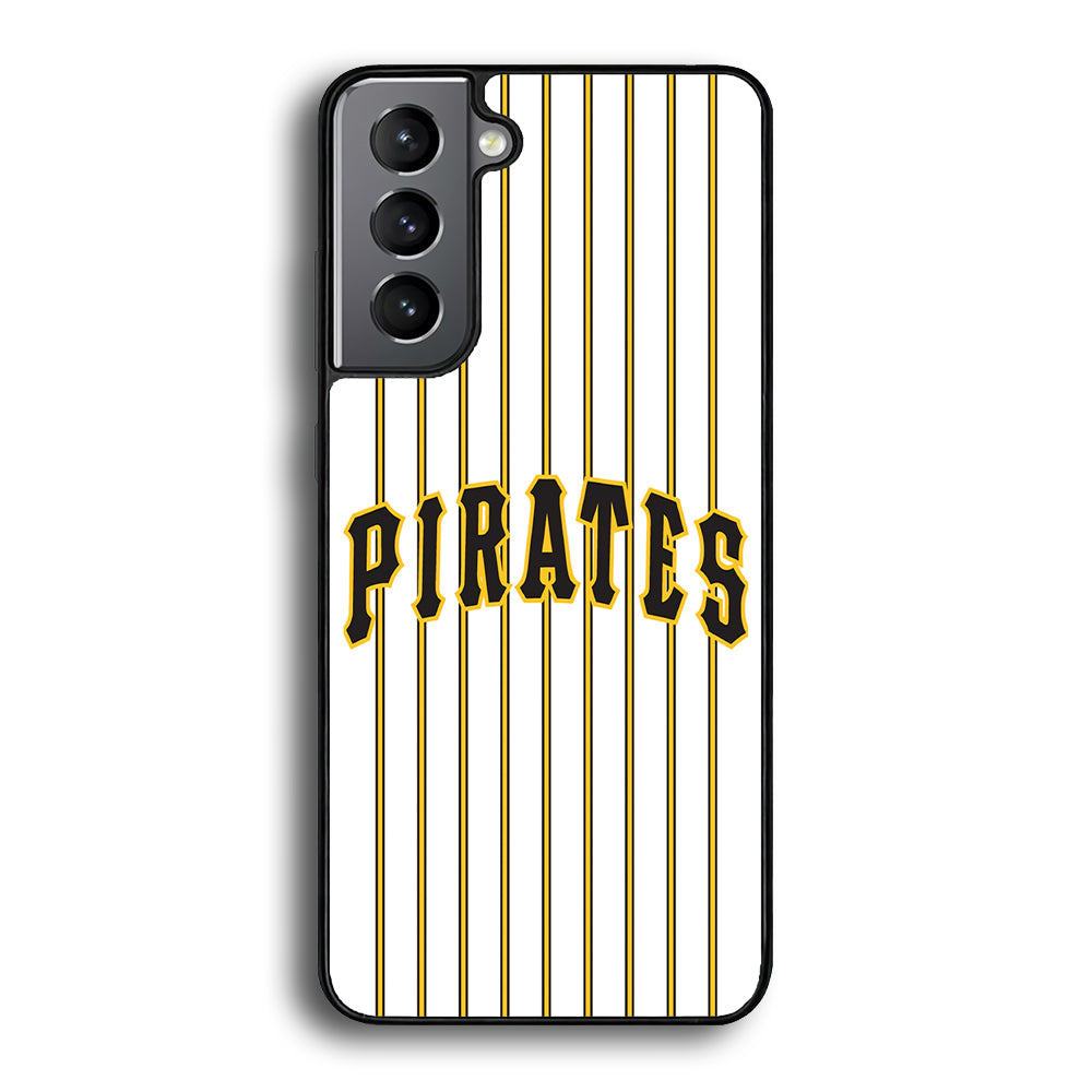 Baseball Pittsburgh Pirates MLB 001 Samsung Galaxy S21 Plus Case-Phone Case-Rubber Black (2D Case)-Altracase
