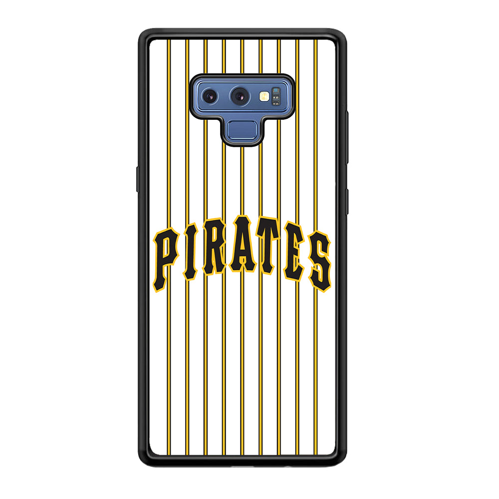 Baseball Pittsburgh Pirates MLB 001 Samsung Galaxy Note 9 Case-Phone Case-Rubber Black (2D Case)-Altracase