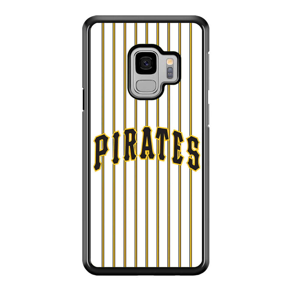 Baseball Pittsburgh Pirates MLB 001 Samsung Galaxy S9 Case-Phone Case-Rubber Black (2D Case)-Altracase