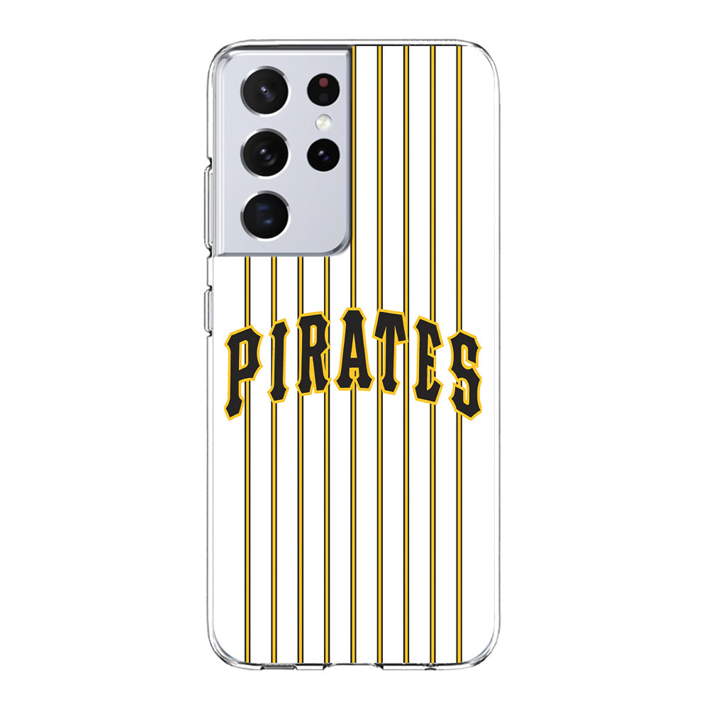 Baseball Pittsburgh Pirates MLB 001 Samsung Galaxy S24 Ultra Case-Phone Case-Clear Soft Case-Altracase