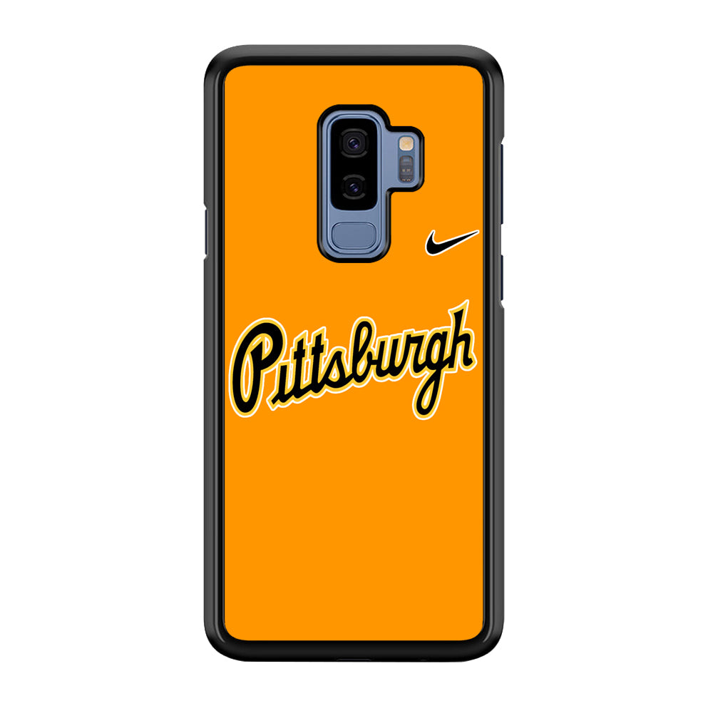 Baseball Pittsburgh Pirates MLB 002 Samsung Galaxy S9 Plus Case-Phone Case-Rubber Black (2D Case)-Altracase