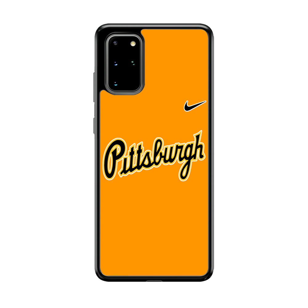 Baseball Pittsburgh Pirates MLB 002 Samsung Galaxy S20 Plus Case-Phone Case-Rubber Black (2D Case)-Altracase