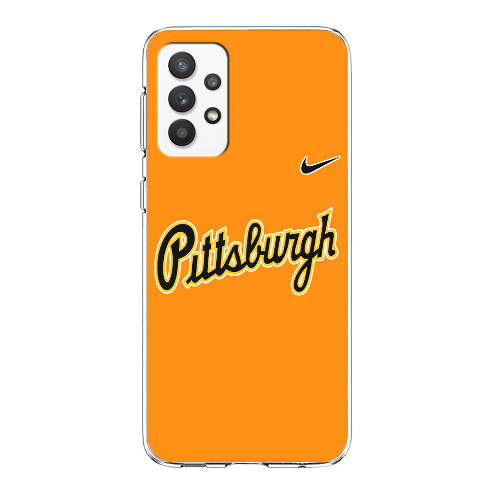 Baseball Pittsburgh Pirates MLB 002 Samsung Galaxy A32 Case-Phone Case-Clear Soft Case-Altracase