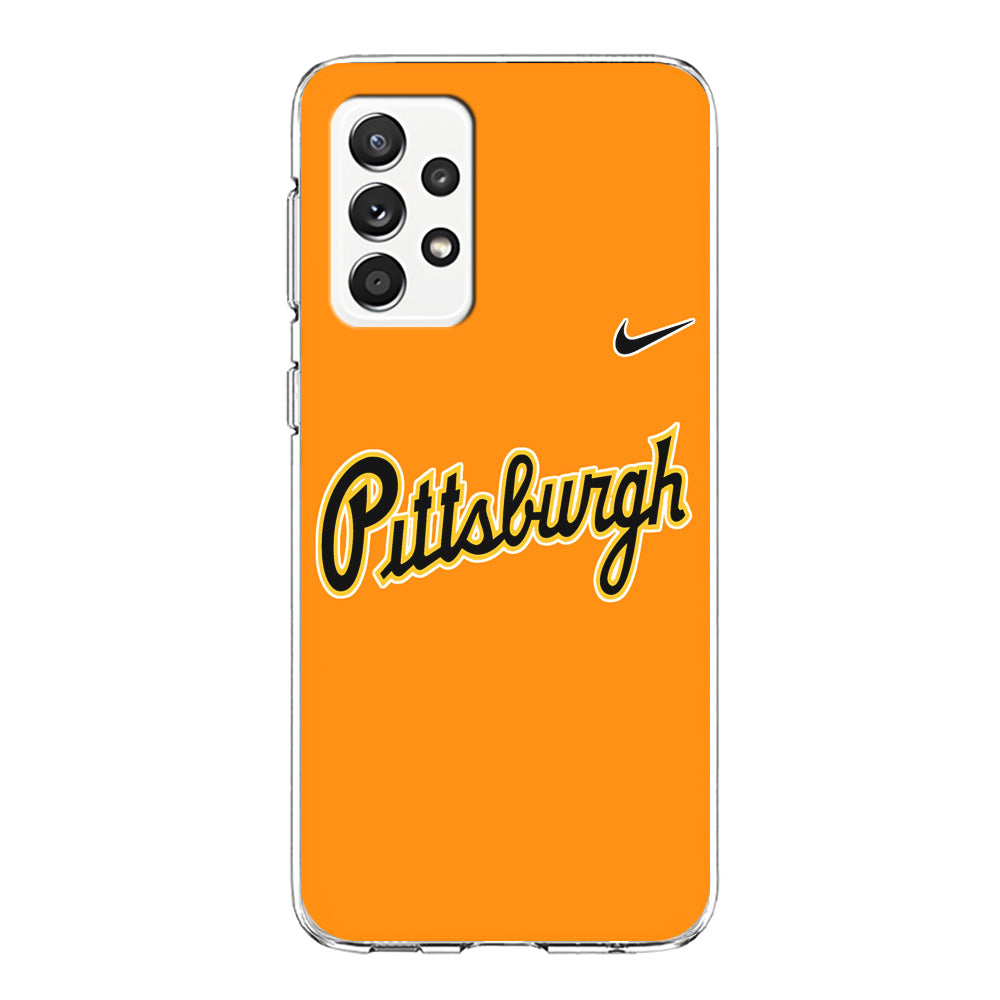 Baseball Pittsburgh Pirates MLB 002 Samsung Galaxy A72 Case-Phone Case-Clear Soft Case-Altracase