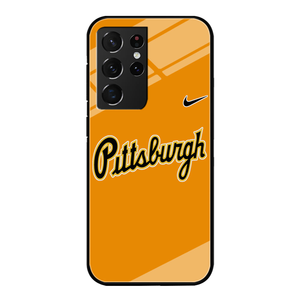 Baseball Pittsburgh Pirates MLB 002 Samsung Galaxy S21 Ultra Case-Phone Case-Tempered Glass Case-Altracase