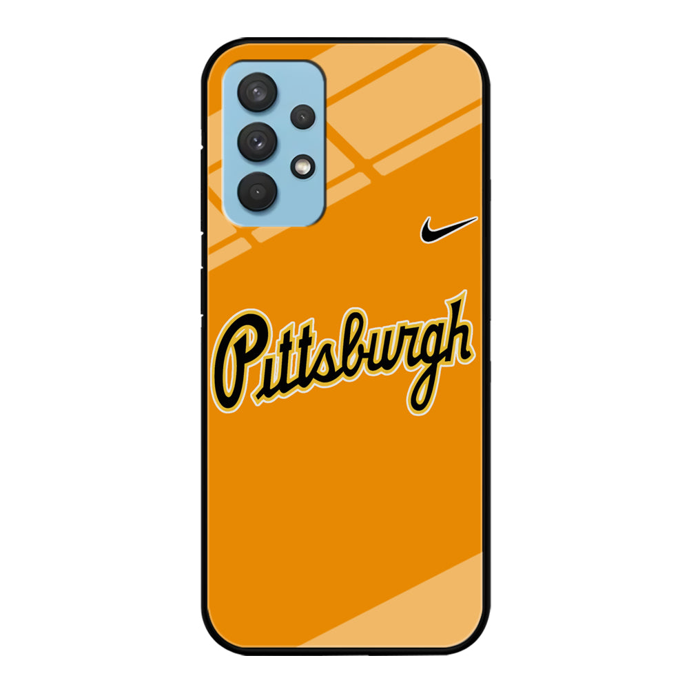 Baseball Pittsburgh Pirates MLB 002 Samsung Galaxy A32 Case-Phone Case-Tempered Glass Case-Altracase