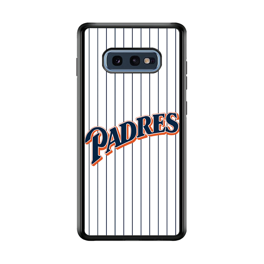 Baseball San Diego Padres MLB 001 Samsung Galaxy S10E Case-Phone Case-Rubber Black (2D Case)-Altracase