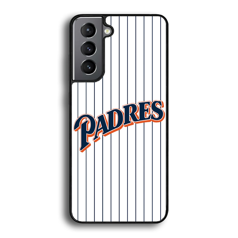 Baseball San Diego Padres MLB 001 Samsung Galaxy S21 Plus Case-Phone Case-Rubber Black (2D Case)-Altracase