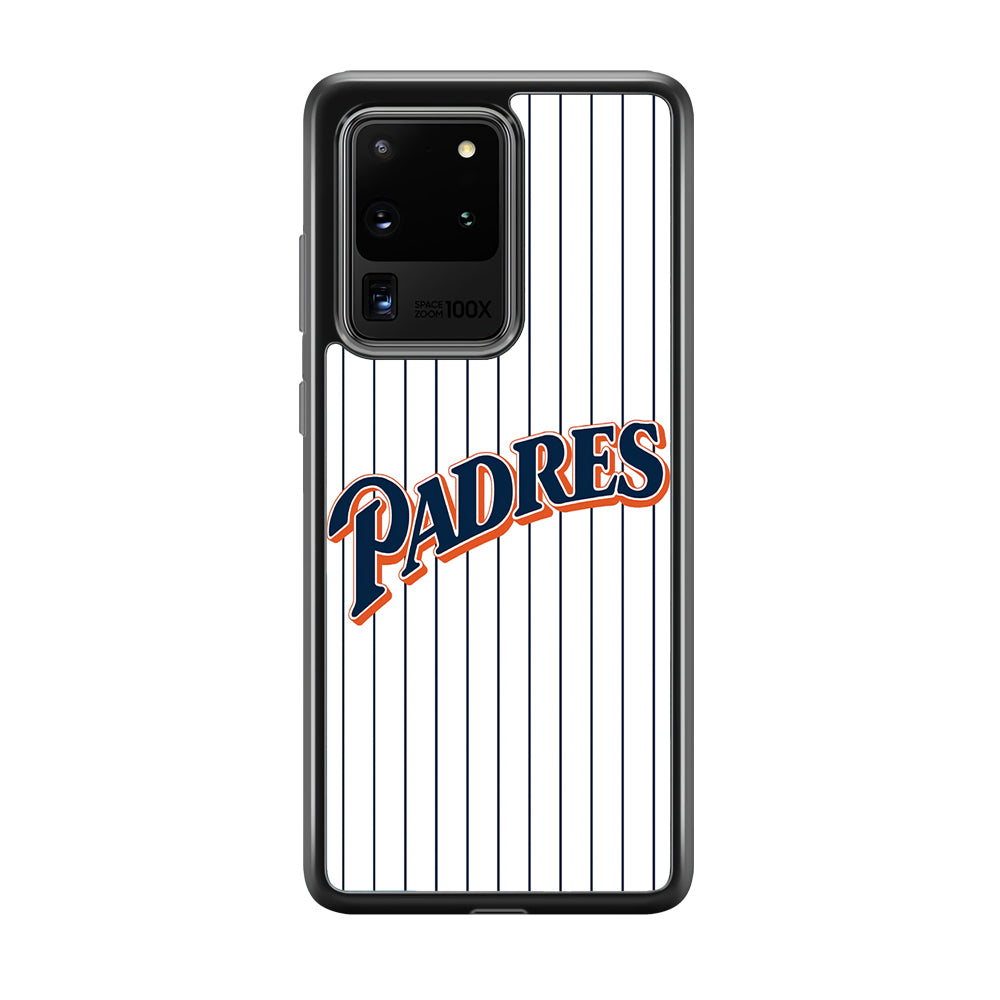 Baseball San Diego Padres MLB 001 Samsung Galaxy S20 Ultra Case-Phone Case-Tempered Glass Case-Altracase