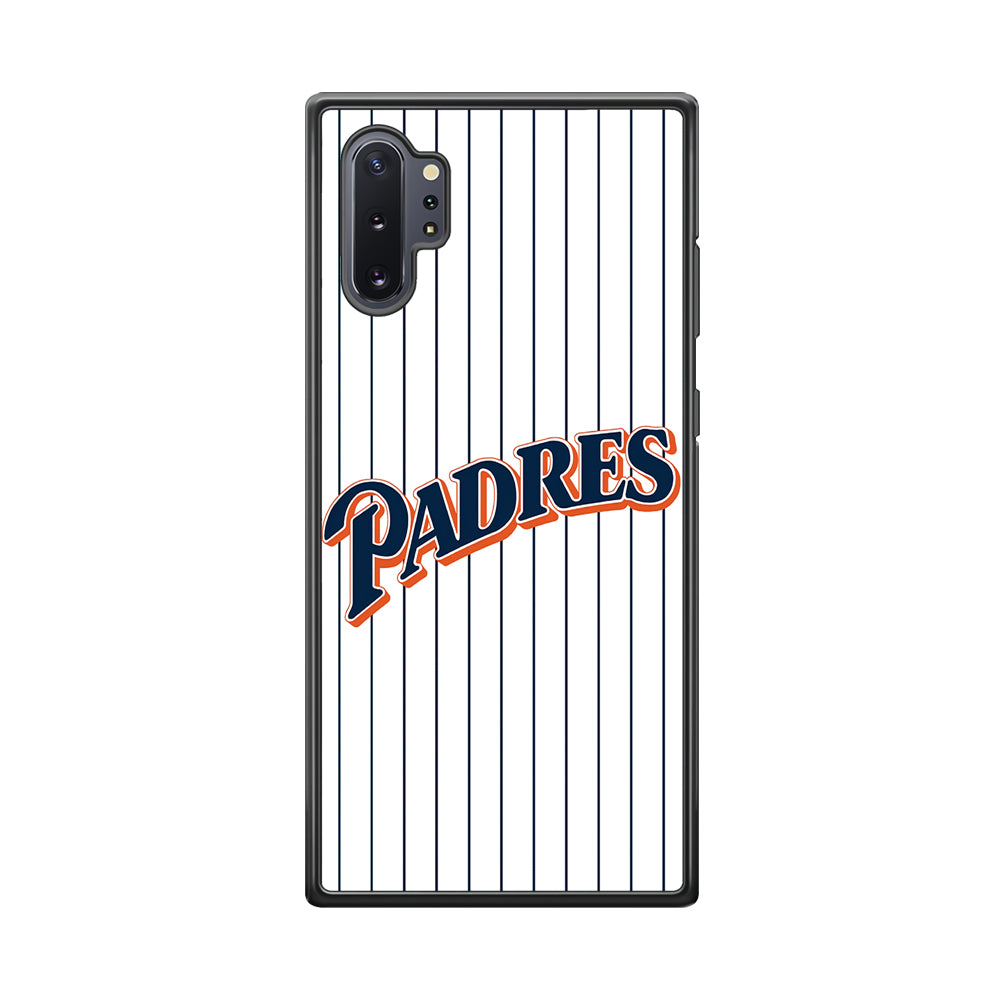 Baseball San Diego Padres MLB 001 Samsung Galaxy Note 10 Plus Case-Phone Case-Rubber Black (2D Case)-Altracase
